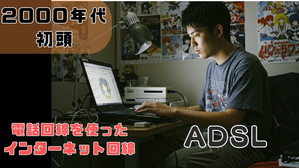 2000年代初頭 ADSL ブロードバンドのはじまり