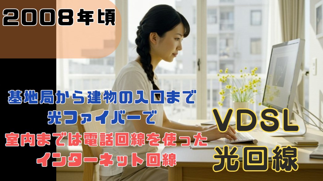 2008年頃 光回線が登場