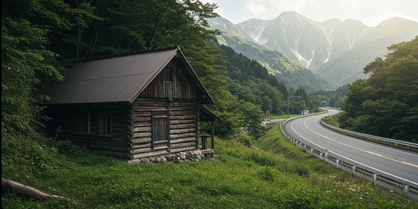山間部ログハウスの別荘とインターネット回線